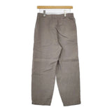 evam eva wide pants ワイドパンツ 定価30800円 E223T087 リネンコットンウール パンツ 22AW グレー レディース エヴァムエヴァ【中古】5-0818M∞