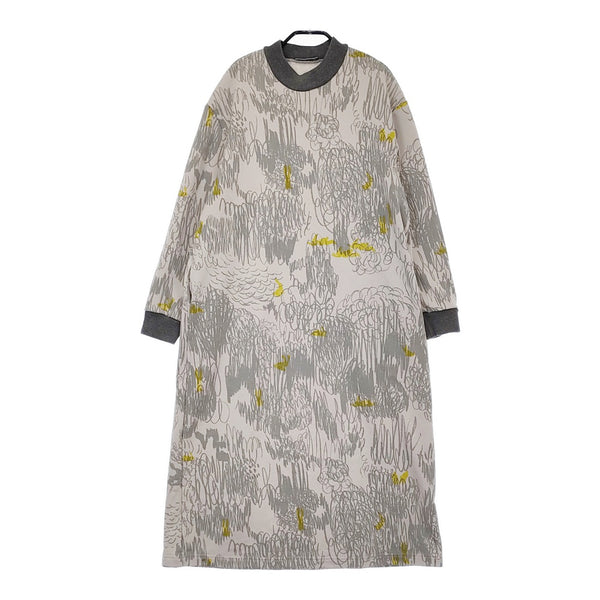 mina perhonen cache-cache カットソードレス サイズ36 定価50600円 ワンピース 24AW ライトグレー レディース ミナペルホネン【中古】5-0429M♪