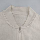 ゴーシュ G241-T041 吊ループライト天竺 ジップカーディガン 定価25300円 ジャケット オフホワイト レディース ゴーシュ【中古】5-0714M∞