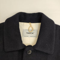 YAECA melton wool work coverall jacket 153053 ウール ジャケット ネイビー レディース ヤエカ【中古】5-0906T∞