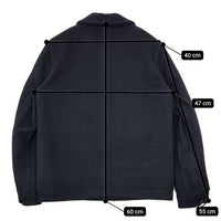 YAECA melton wool work coverall jacket 153053 ウール ジャケット ネイビー レディース ヤエカ【中古】5-0906T∞