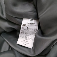 mina perhonen aca2406 stitch garden サイズ38 定価143000円 ダウンベスト 24AW グレー ブラック レディース ミナペルホネン【中古】5-0429T♪