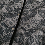 mina perhonen aca2406 stitch garden サイズ38 定価143000円 ダウンベスト 24AW グレー ブラック レディース ミナペルホネン【中古】5-0429T♪