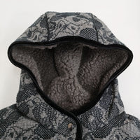 mina perhonen aca2406 stitch garden サイズ38 定価143000円 ダウンベスト 24AW グレー ブラック レディース ミナペルホネン【中古】5-0429T♪