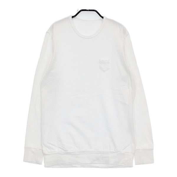 ゴーシュ G244-T043 30/1 リリース天竺 プルオーバー 定価13200円 長袖Ｔシャツ カットソー ロンＴ ホワイト レディース ゴーシュ【中古】5-0514M♪