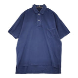 45R/45rpm カノコの908ローファーポロ（インディゴ） 定価29700円 ポロシャツ 紺 メンズ フォーティーファイブアールピーエム【中古】5-0704S♪