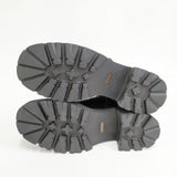 Le Talon 24aw KARIN TAKUBO × LE TALON リブニットベルトブーツ 定価17600円 サイズLL ブーツ ブラック レディース ルタロン【中古】5-1014T◎