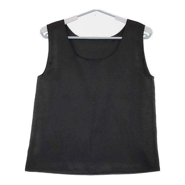 Plage Satin タンク 定価13200円 24051922108020 タンクトップ 24SS ブラック レディース プラージュ【中古】5-0429S♪