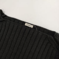 IENA リブB/NP/O リブニット セーター 21080900247040 ウール セーター ニット ブラック レディース イエナ【中古】5-0906T∞