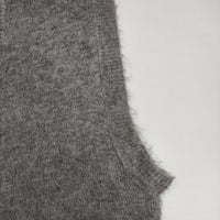JOURNAL STANDARD ヘアリービッグベスト 定価12100円 ノースリーブニット ベスト 24aw グレー レディース ジャーナルスタンダード【中古】5-0906T∞