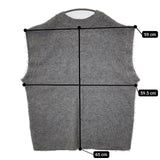 JOURNAL STANDARD ヘアリービッグベスト 定価12100円 ノースリーブニット ベスト 24aw グレー レディース ジャーナルスタンダード【中古】5-0906T∞