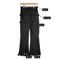 CITYSHOP イージーフレアパンツ 23030042210010 サイズ36 パンツ 2023SS ブラック レディース シティショップ【中古】5-0707M△