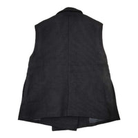 AEWEN MATOPH ツイードノースリーブジャケット ベスト ジレ 定価46200円 8722-299-0023 ジャケット 23aw ブラック レディース イウエンマトフ【中古】5-0906T∞