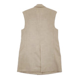 JOURNAL STANDARD L'essage リネンライクオックスベスト 定価29700円 24SS ベージュ ジャーナルスタンダードレサージュ【中古】5-0429M♪