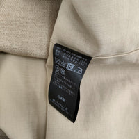 JOURNAL STANDARD L'essage リネンライクオックスベスト 定価29700円 24SS ベージュ ジャーナルスタンダードレサージュ【中古】5-0429M♪