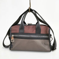 HIROKO KOSHINO TRUNK HIROKO KOSHINO 2WAY ボストンバッグ ショルダー トートバッグ グレージュ ブラウン レディース ヒロコ・コシノ【中古】5-0806G∞