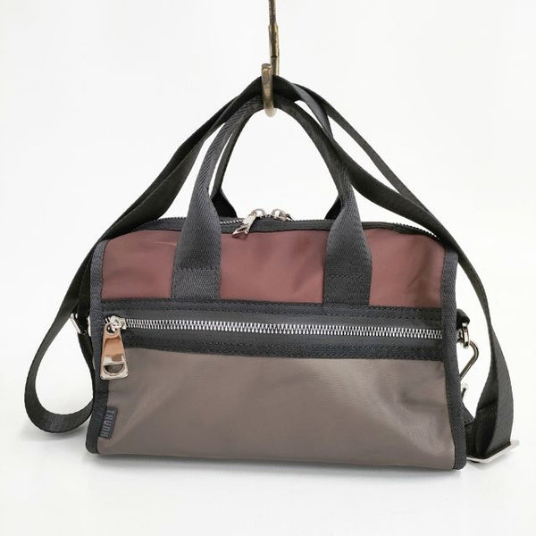 HIROKO KOSHINO TRUNK HIROKO KOSHINO 2WAY ボストンバッグ ショルダー トートバッグ グレージュ ブラウン レディース ヒロコ・コシノ【中古】5-0806G∞