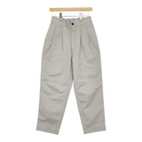 MHL. 595-5143501 WASHED COMPACT COTTON 定価30910円 サイズ2 パンツ 25SS ライトグレー レディース エムエイチエル【中古】5-0429M♪