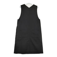 MHL. 595-4256501 LIGHT COTTON WOOL DRILL 2 定価38500円 ノースリーブワンピース 24AW ブラック レディース エムエイチエル【中古】5-0429T♪