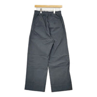 MHL. 595-4140504 VINTAGE COTTON PLAINWEAVE コットン イージー パンツ 24SS チャコールグレー レディース エムエイチエル【中古】5-0730G∞