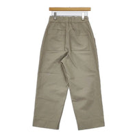 MHL. 595-3240504 COTTON WOOL DRILL トラウザーズ パンツ 23AW ベージュ レディース エムエイチエル【中古】5-0823T∞