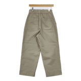 MHL. 595-3240504 COTTON WOOL DRILL トラウザーズ パンツ 23AW ベージュ レディース エムエイチエル【中古】5-0823T∞