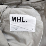 MHL. 595-3240504 COTTON WOOL DRILL トラウザーズ パンツ 23AW ベージュ レディース エムエイチエル【中古】5-0823T∞
