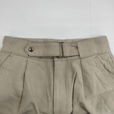 MHL. 595-3240504 COTTON WOOL DRILL トラウザーズ パンツ 23AW ベージュ レディース エムエイチエル【中古】5-0823T∞