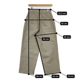 MHL. 595-3240504 COTTON WOOL DRILL トラウザーズ パンツ 23AW ベージュ レディース エムエイチエル【中古】5-0823T∞