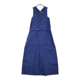TENNE HANDCRAFTED MODERN V NECK ALL IN ONE ノースリーブオールインワン ブルー レディース テンハンドクラフテッドモダン【中古】5-0429S♪