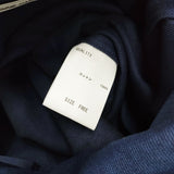 TENNE HANDCRAFTED MODERN V NECK ALL IN ONE ノースリーブオールインワン ブルー レディース テンハンドクラフテッドモダン【中古】5-0429S♪