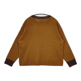 MHL. 595-4263550 WASHABLE DRY WOOL ウール セーター ニット 24AW ブラウン レディース エムエイチエル【中古】5-0906T∞