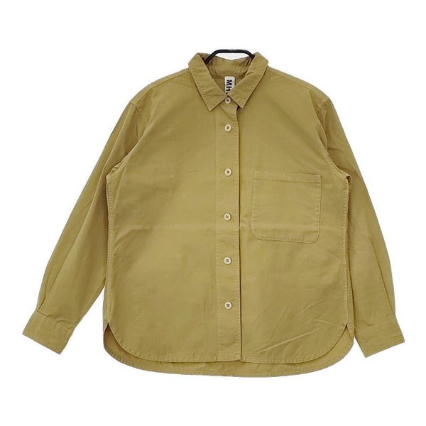 MHL. 595-9153502 コットン 長袖シャツ マスタード レディース エムエイチエル【中古】5-0730M∞