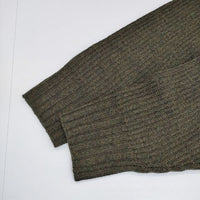 MHL. 595-2263505 FINE SHETLAND ウール セーター ニット 22AW カーキ レディース エムエイチエル【中古】5-0818T∞
