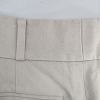 MARGARET HOWELL 578-9144002 YARN DYE HEAVY COTTON TWILL ワイド ガウチョ パンツ ベージュ レディース マーガレットハウエル【中古】5-0803M∞
