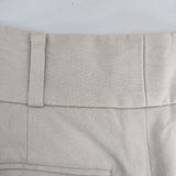 MARGARET HOWELL 578-9144002 YARN DYE HEAVY COTTON TWILL ワイド ガウチョ パンツ ベージュ レディース マーガレットハウエル【中古】5-0803M∞