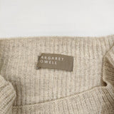 MARGARET HOWELL 578-9163007 WOOL COTTON JUMPER KNIT セーター ニット ベージュ レディース マーガレットハウエル【中古】5-0818T∞