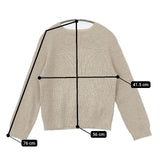 MARGARET HOWELL 578-9163007 WOOL COTTON JUMPER KNIT セーター ニット ベージュ レディース マーガレットハウエル【中古】5-0818T∞