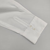 SLOBE IENA クロップドレギュラーシャツ 定価9350円 長袖 コットン ブラウス シャツ 23AW ホワイト レディース スローブイエナ【中古】5-0730M∞