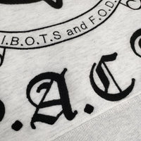 Sacai エンブレムロゴ サイドジップ 18-04187 トレーナー 刺繍 スウェット グレー レディース サカイ【中古】5-0906M∞