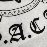 Sacai エンブレムロゴ サイドジップ 18-04187 トレーナー 刺繍 スウェット グレー レディース サカイ【中古】5-0906M∞