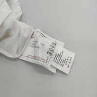 Sacai バック切替 異素材 17-03068 コットン サイズ2 半袖Ｔシャツ カットソー ホワイト レディース サカイ【中古】5-0606S△