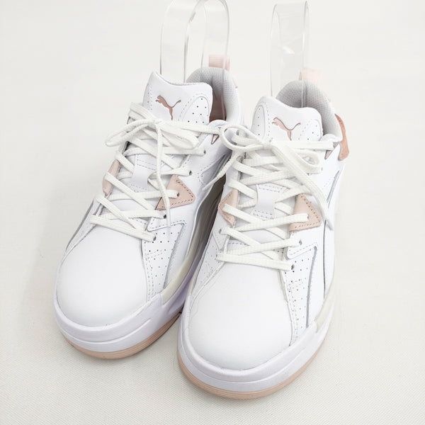 PUMA ウィメンズ ブラスター スニーカー 定価14300円 サイズ24.5cm スニーカー ホワイト ピンク レディース プーマ【中古】5-0908G◎