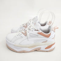 PUMA ウィメンズ ブラスター スニーカー 定価14300円 サイズ24.5cm スニーカー ホワイト ピンク レディース プーマ【中古】5-0908G◎