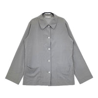 agnes b. シャツジャケット 日本製 ジャケット グレー レディース アニエスベー【中古】5-0619M∞