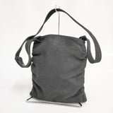 ISSEY MIYAKE PERMANENTE ペルマネンテ 90's ヴィンテージ レザー ショルダーバッグ ブラック レディース イッセイミヤケ【中古】5-0802G∞