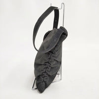 ISSEY MIYAKE PERMANENTE ペルマネンテ 90's ヴィンテージ レザー ショルダーバッグ ブラック レディース イッセイミヤケ【中古】5-0802G∞