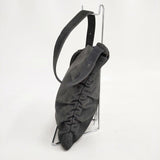 ISSEY MIYAKE PERMANENTE ペルマネンテ 90's ヴィンテージ レザー ショルダーバッグ ブラック レディース イッセイミヤケ【中古】5-0802G∞