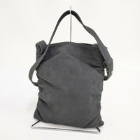 ISSEY MIYAKE PERMANENTE ペルマネンテ 90's ヴィンテージ レザー ショルダーバッグ ブラック レディース イッセイミヤケ【中古】5-0802G∞