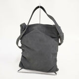 ISSEY MIYAKE PERMANENTE ペルマネンテ 90's ヴィンテージ レザー ショルダーバッグ ブラック レディース イッセイミヤケ【中古】5-0802G∞